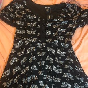 Plus Size Moth Print Dress